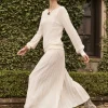 Discount Pleated Knit Skirt Skirts