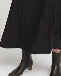 Discount Pleated Knit Skirt Skirts