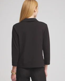 Store Polished Collar Top Tops