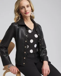 Best Polka Dot 3/4 Sleeve Perfect Tee Tops
