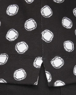 Outlet Polka Dot Everyday Elbow Sleeve Tee Tops