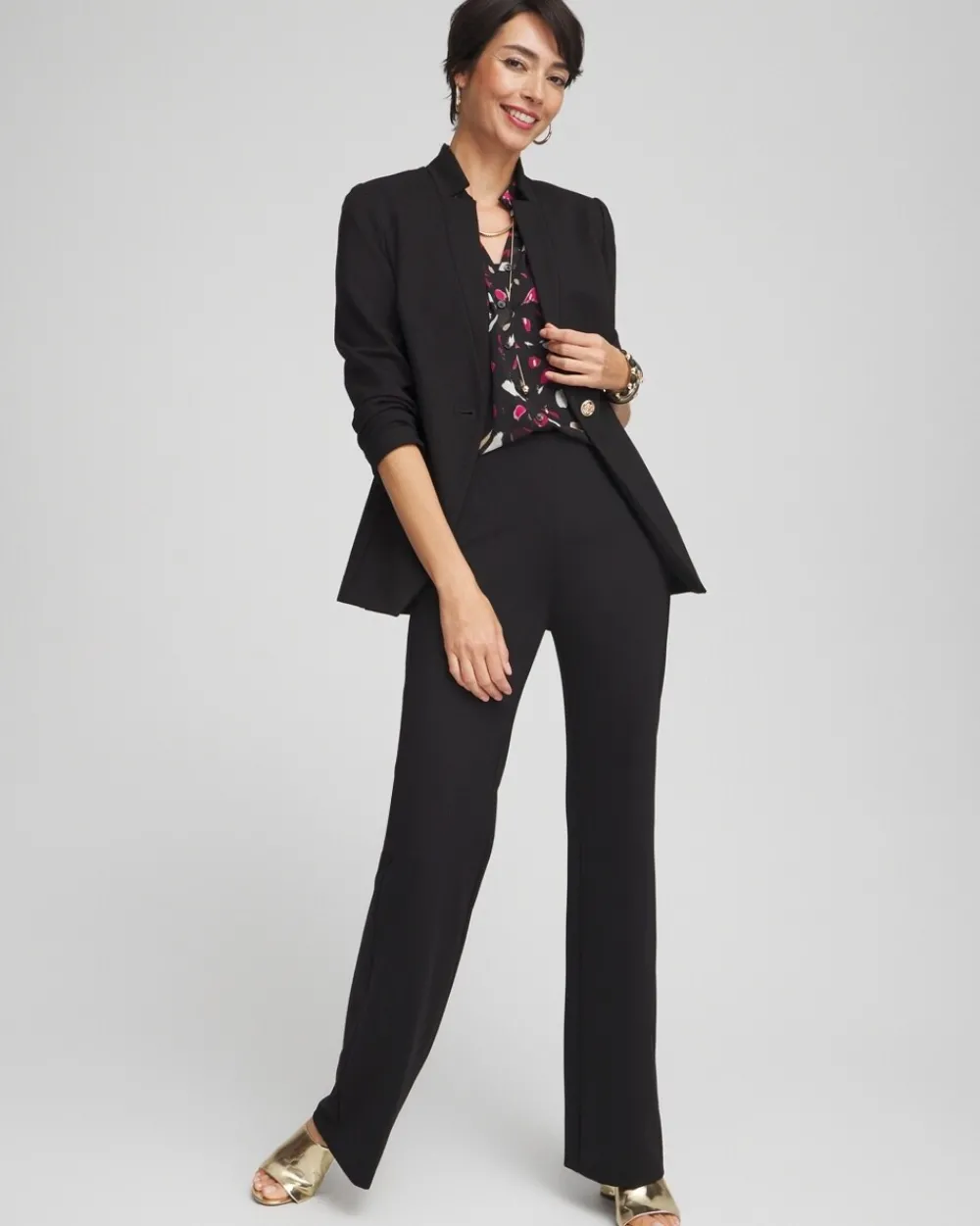 Fashion Ponte Blazer Jackets & Coats
