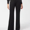 Shop Ponte Button Flare Pants Pants
