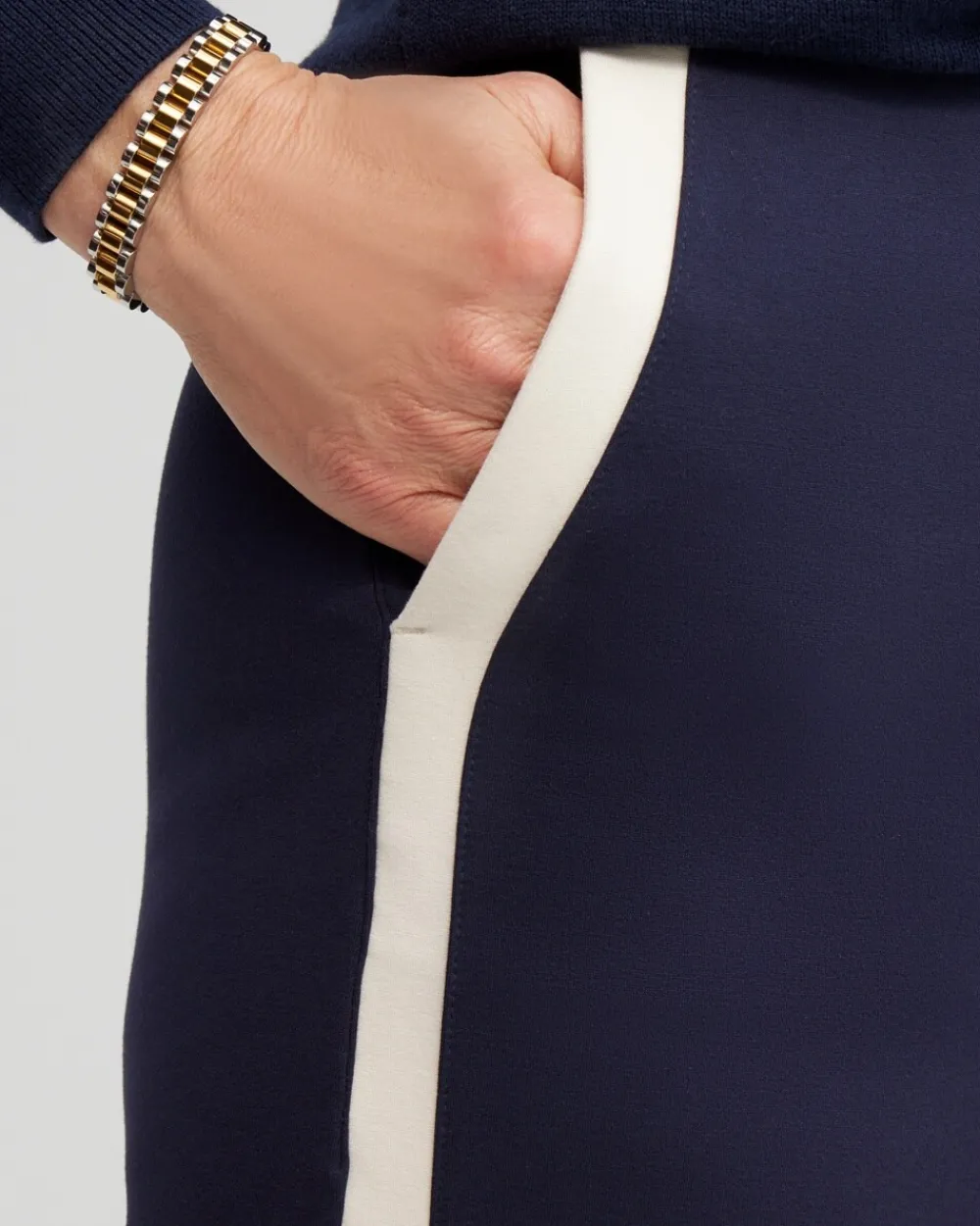 Best Sale Ponte Side Stripe Flare Pants Pants