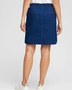 Shop Poplin Ribbed Skort Pants
