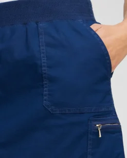 Shop Poplin Ribbed Skort Pants