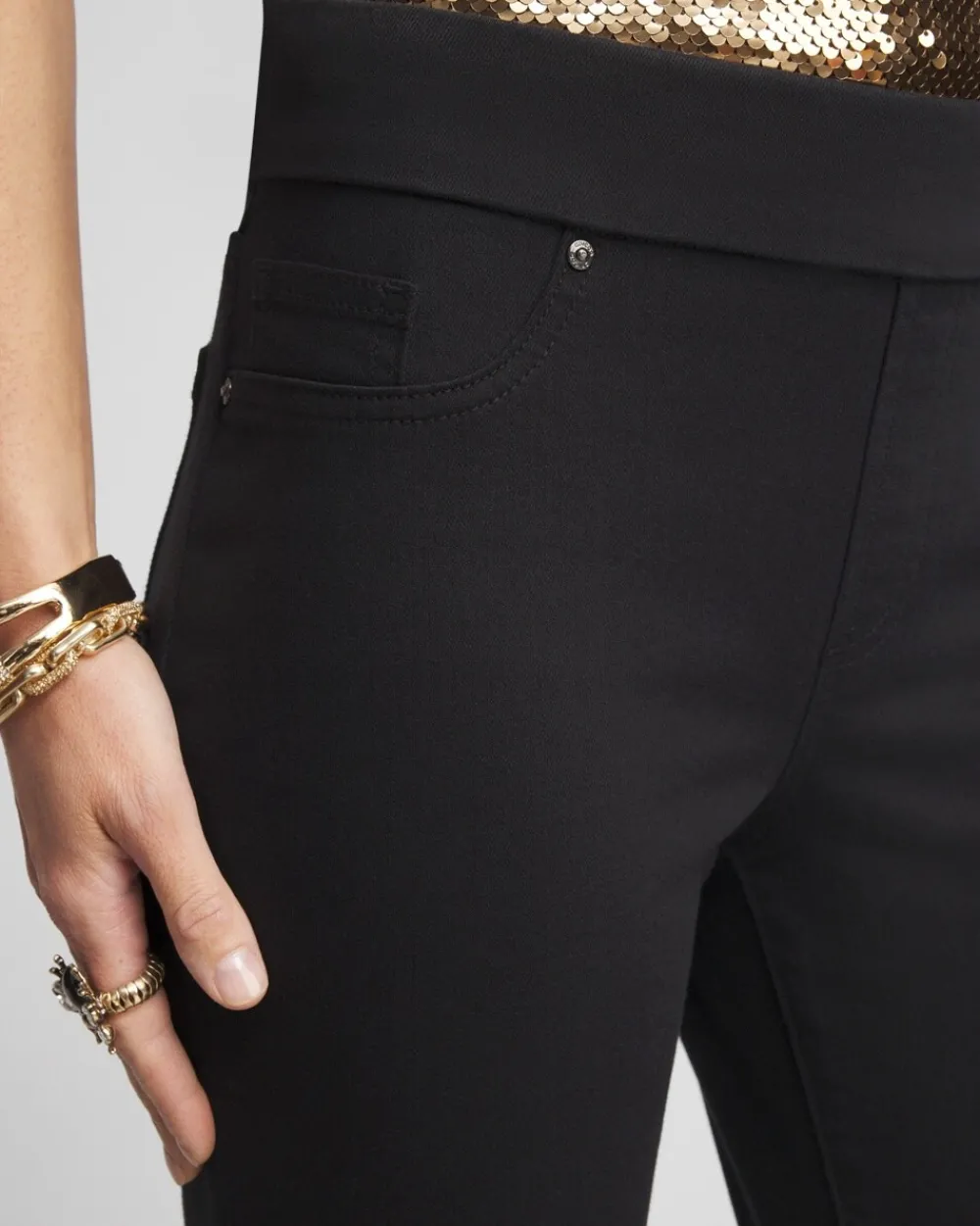 Cheap Pull On Flare Jeggings Jeans & Denim