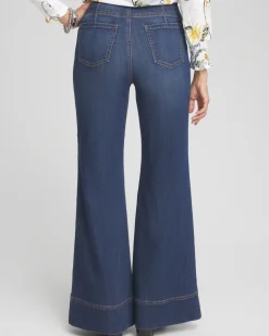 New Pull-On Flare Trouser Jeans Jeans & Denim