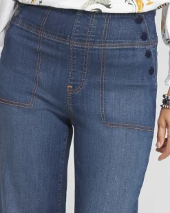New Pull-On Flare Trouser Jeans Jeans & Denim