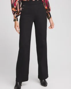 Clearance Pull-On Wide Leg Ankle Jeans Jeans & Denim