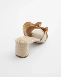 Flash Sale Raffia Ruffle Heels Shoes