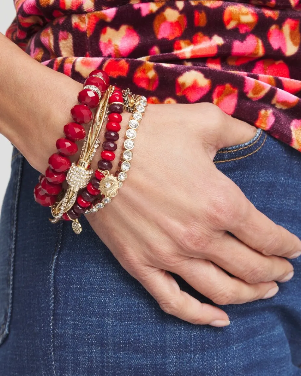 Flash Sale Beaded Charm Stretch Bracelet Bracelets | Bracelet Stacking