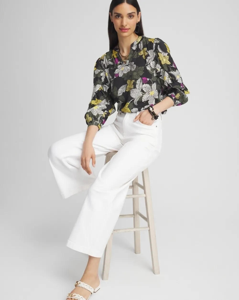 Clearance Ruffle Sleeve Blouse Tops