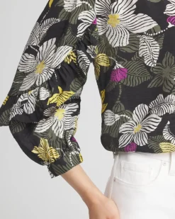 Clearance Ruffle Sleeve Blouse Tops