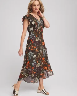 Fashion Ruffled Maxi Dress Dresses