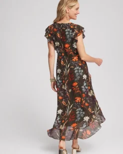 Fashion Ruffled Maxi Dress Dresses