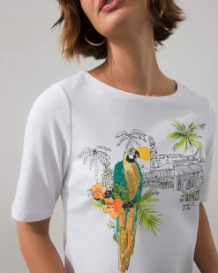 Discount Sanibel Periwinkle Place Tee Tops