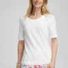 Cheap Scoop Neck Tee Tops