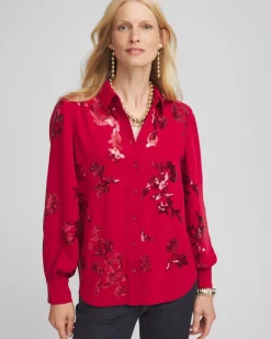 Discount Sequin Embellished Shirt Tops | Blouses & Shirts