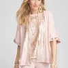 Store Sequin Placket Ruana Matching Sets