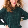 Online Sequin Pullover Sweater Matching Sets