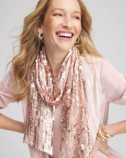 Fashion Sequin Skinny Scarf Scarves