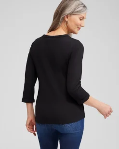 Flash Sale Sequins Heart Valentine's Tee Tops