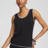 Clearance Shimmer Beaded Sweater Tank Sweaters