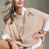New Short Sleeve Knit Poncho Tops | Ponchos & Ruanas