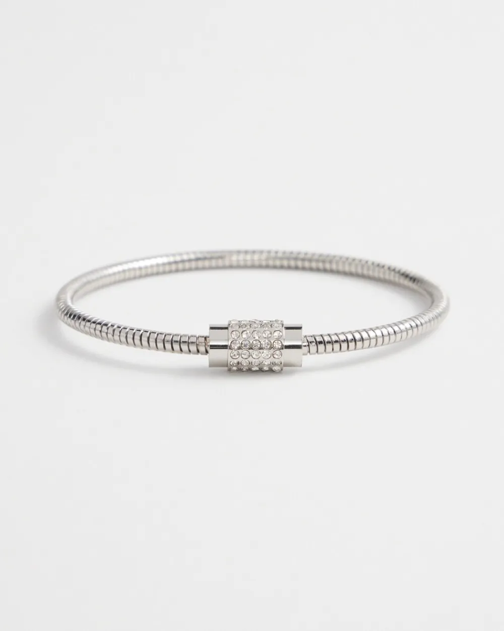 Online Tone Pavé Barrel Bracelet Bracelets | Everyday Jewelry