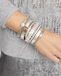 Shop Tone Stretch Pavé Stretch Bracelet Bracelets | Everyday Jewelry