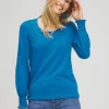 Sale Smocked Long Sleeve Tee Tops