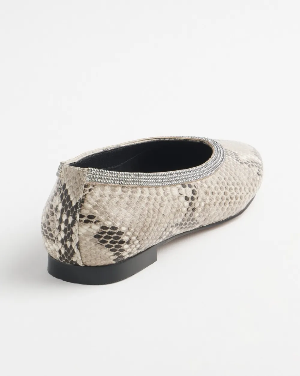 Outlet Snake Print Flats Shoes