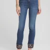 Fashion So Slimming® Girlfriend Sequin Cuff Ankle Jeans Jeans & Denim