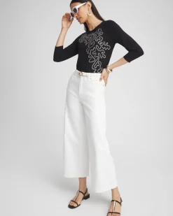 Discount Soutache Detail Top Tops