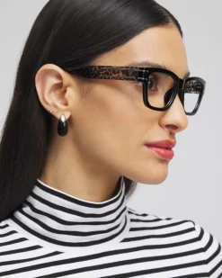 Clearance Square Leopard Readers Eyewear