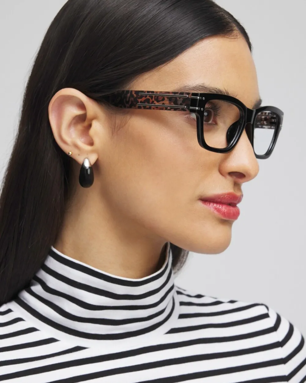 Clearance Square Leopard Readers Eyewear