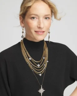 Online Starry Nights Cascading Necklace Necklaces