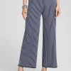 Fashion Stripe Wide Leg Sweater Cropped Pants Pants