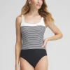 Best Sale Striped One Piece Swimsuit Swim