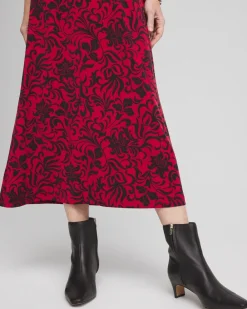 Best Sale Swirl Print Long-Sleeve Maxi Dress Dresses