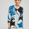 Cheap Swirl V-neck Tunic Tops