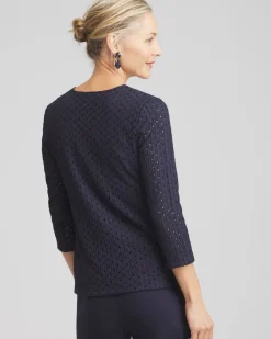 Cheap Textured V-neck Tee Tops