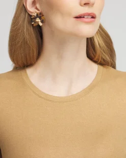 Online The Touch Of Cool™ Foil Elbow Sleeve Layering Tee Tops