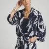 Store Tie Front Kimono Tops