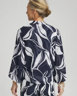 Store Tie Front Kimono Tops