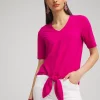 Shop Tie-Front Top Tops