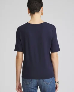 Shop Tie-Front Top Tops