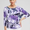 Online Touch Of Cool™ Abstract Banded Hem Top Tops
