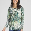Store Touch Of Cool™ Animal Print Layering Tee Tops
